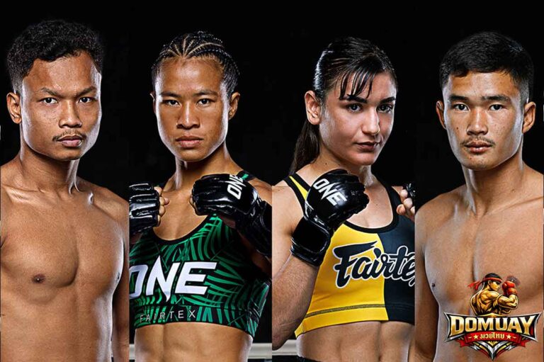 ข่าวมวยแกร่งพร้อมลุย!-“เวโร”-ดวล-“เชียร์”,-“เด่นเกรียงไกร”-วัดคม-“เพชรอภิชาติ”-ศึก-ONE-ลุมพินี-143