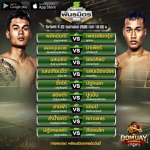 โปรแกรมมวย-พััธมิตร